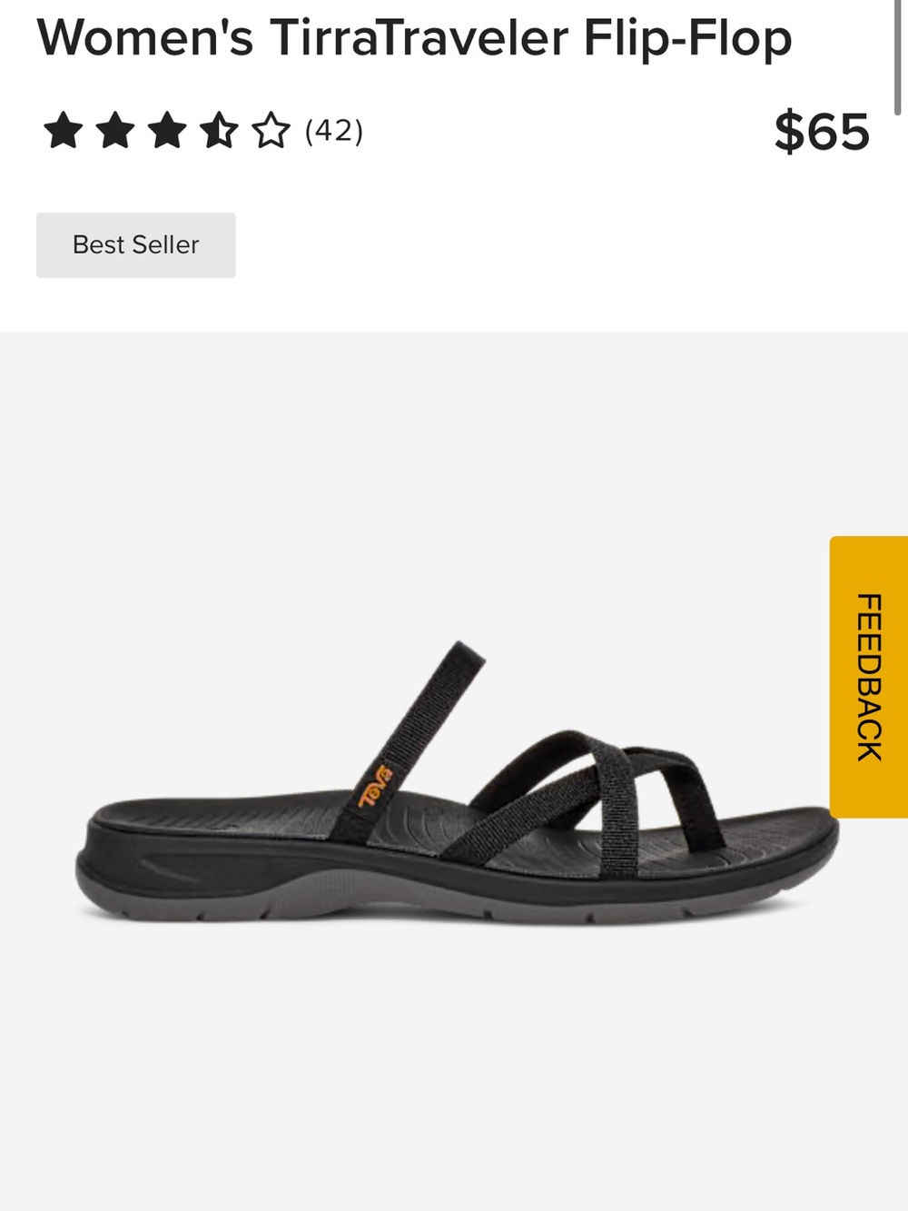 Teva TirraTraveler Flip Flop Sandal Size 9 Women’s